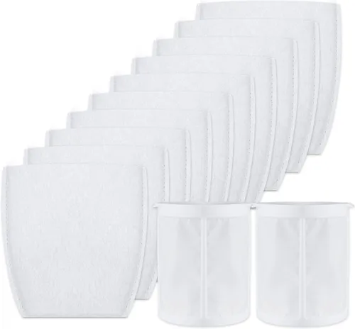KEEPOW Filtros de aspiradora de tela compatibles con Makita T-03193 443060-3, filtros de repuesto compatibles con los modelos de aspiradora
