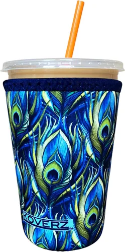 Miniatura 40 de Funda Koverz para café helado, funda aislante de neopreno para taza, se ajusta a una taza de café de 32 Oz., lavable y reutilizable, accesorios