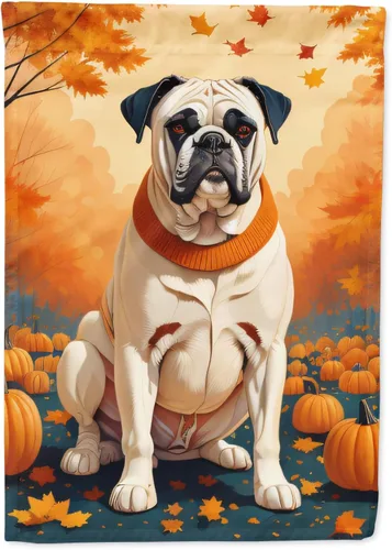 Miniatura 77 de Caroline's Treasures DAC1001GF Affenpinscher - Bandera decorativa para jardín de otoño, decoración para patio exterior, patio, parterres
