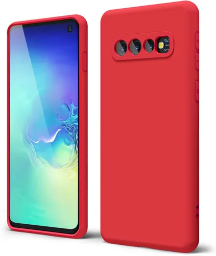 Miniatura 208 de oakxco Funda para teléfono Samsung Galaxy S21 Ultra con agarre de silicona líquida, bonita funda delgada y delgada de goma suave de TPU lisa