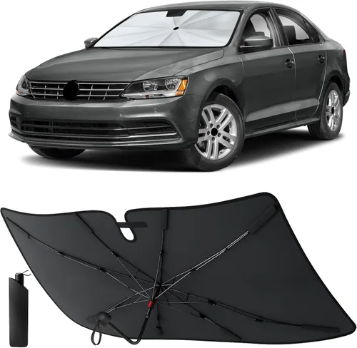 Miniatura 9 de 【2025 Actualizado】EcoNour Parasol Premium para Parabrisas de Coche Parasol Plegable para Parabrisas Delantero Visor Extendido Bloqueador de Sol