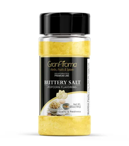 Miniatura 7 de GranAroma Condimento de sal mantecosa, 4 onzas, condimento para palomitas de maíz, estilo cine, sabor delicioso