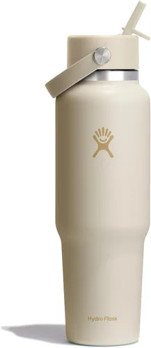 Miniatura 62 de Hydro Flask Botella de agua de viaje – Acero inoxidable aislado – Tapa ancha con pitillo, antiderrames, a prueba de fugas en 24 oz Trillium Pink