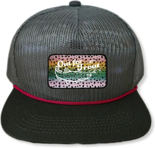 Miniatura 17 de ThatsRad Out for Trout Corduroy Snapback Sombrero Gorra Pesca con Mosca Pescador