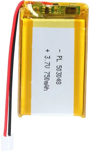 Miniatura 20 de 3.7V 100mAh Batería de Polímero de Iones de Litio Recargable Li-ion Li-Po con Conector 2P PH 2.0mm de Pitch