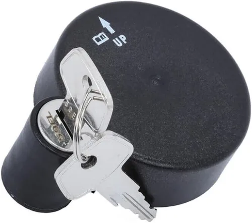 KarParts360 Para Chevy Silverado 1500 2019 Tapa del depósito de combustible | Negro | Con cerradura