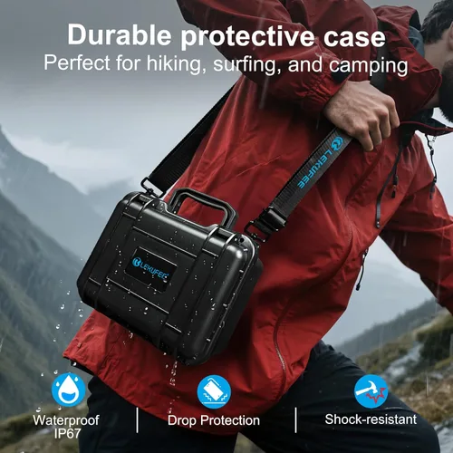 Miniatura 6 de Lekufee Funda de transporte impermeable para cámara Insta360 X5, Insta360 X4, Insta360 X3 y otros accesorios (solo funda)