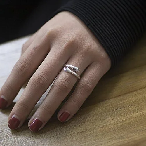 Miniatura 6 de Helen de Lete Anillo ajustable de plata de ley 925 original Come to My Arm, Plata de ley, NA