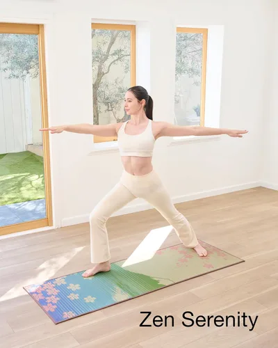 Miniatura 5 de FULI Tapete de yoga japonés tatami, tapete Igusa, esterillas antideslizantes para ejercicio y fitness, pilates y entrenamientos de piso, fabricado