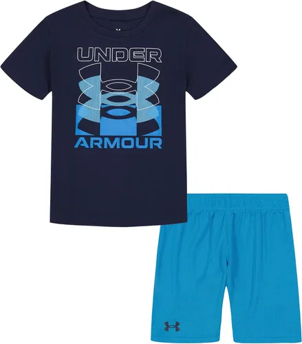 Miniatura 25 de Under Armour baby-girls Ua Terrazzo Leopard Heart SetShort Set