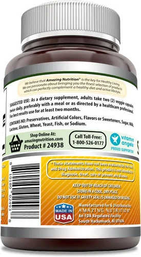 Miniatura 3 de Amazing Formulas - Suplemento de hierba de San Juan (extracto de Hypericum Perforatum) 700 mg por porción, cápsulas vegetarianas, sin gluten, sin