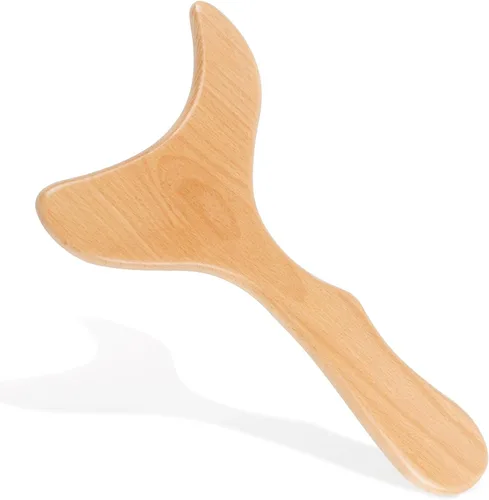 KintKita Herramientas de masaje de terapia de madera, masajeador de drenaje linfático de madera, removedor de celulitis, herramienta de escultura