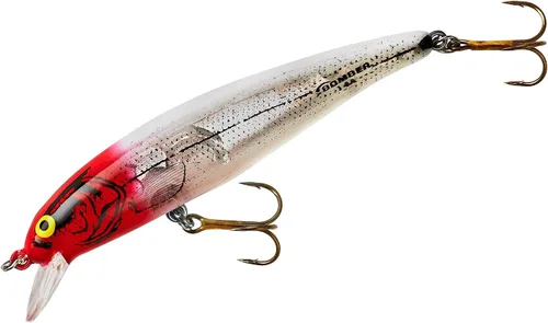 Miniatura 28 de Bomber Señuelos Long A Slender Minnow Jerbait Señuelo de Pesca a rayas (Baby Striper)