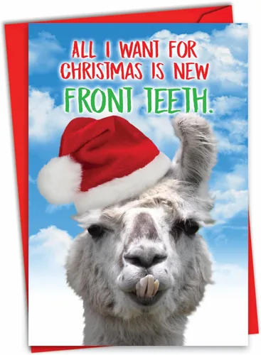 Miniatura 12 de The Best Card Company - Divertida tarjeta de Navidad de animales con sobre - Tarjeta de felicitación para niños, Happy Holidays - Bear Hugs C6327CXSG