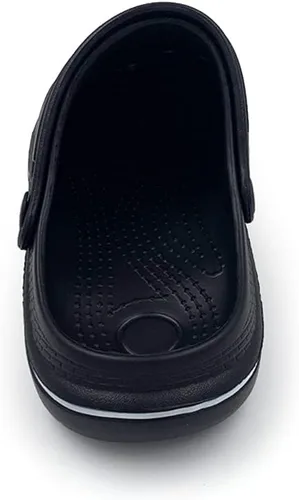 Miniatura 4 de Pantuflas unisex clásicas con forro de cuero estilo zuecos, AC1519