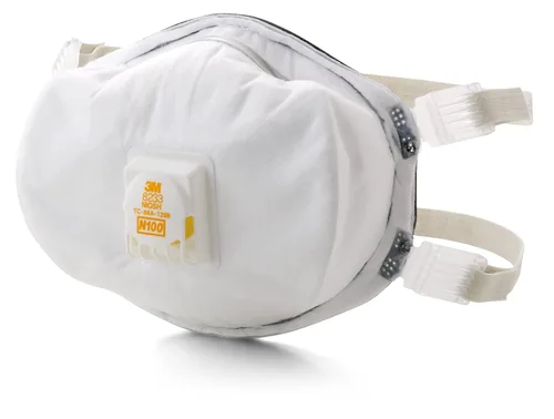 Miniatura 3 de Respirador para Partículas 3M™ 8233, 1, Blanco, 1
