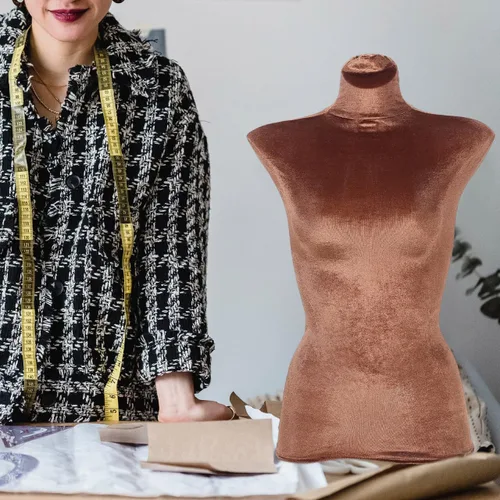 Miniatura 9 de ULTECHNOVO Funda de terciopelo para maniquí, funda de tela ligera, 29.52 x 11.41 pulgadas, cubierta de tela suave para maniquí, reemplazo