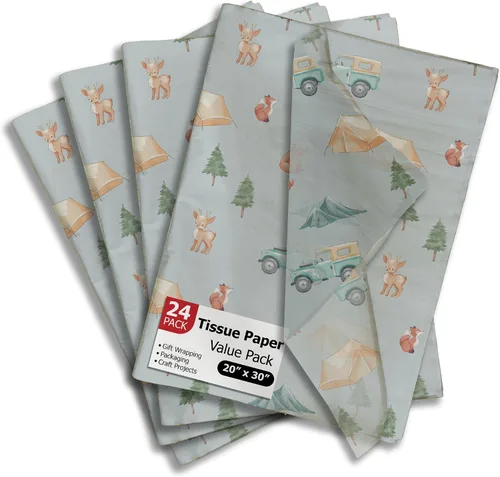 Miniatura 22 de Pro Supply Global Space Astronaut Papel de Seda Impreso para Bolsas o Cajas de Regalo y Envoltura - Papel de Seda Decorativo a Granel para Embalaje