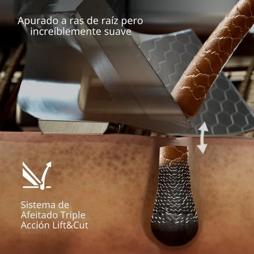 Miniatura 3 de Philips Norelco Shaver i9000 Prestige Ultra, afeitadora eléctrica en seco y húmedo, degradado negro, tecnología SenseIQ Pro, sistema de triple