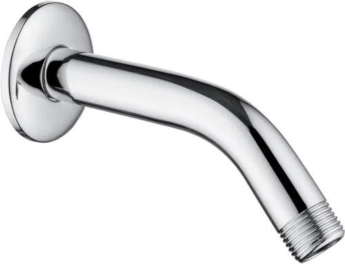 Miniatura 9 de BRIGHT SHOWERS Brazo de extensión de cabezal de ducha de 13 pulgadas con brida, brazo elevador en forma de "S" de alto alcance, brazo de tubo