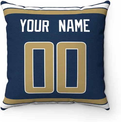 Miniatura 5 de ANTKING Almohada personalizada Los Angeles con cualquier nombre y número para regalo de hombres, mujeres y niños Para Los Ángeles Azul