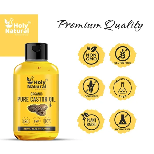 Miniatura 9 de Aceite de ricino puro orgánico (10.15 onzas líquidas) Certificado USDA prensado en frío, 100% puro, sin OMG, sin tratamiento térmico, sin hexano