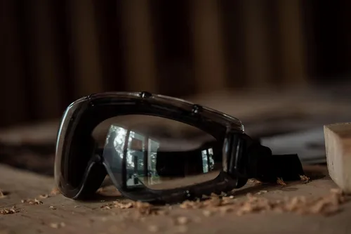 Miniatura 3 de Defender Safety Gafas de seguridad DVP2, gafas protectoras de policarbonato, anti arañazos, antiniebla, resistente a los impactos ANSI Z87