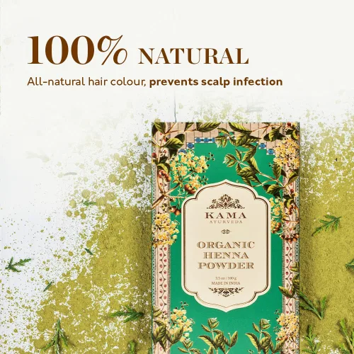 Miniatura 2 de Kama Ayurveda Henna en polvo 100% orgánico, 3.53 oz