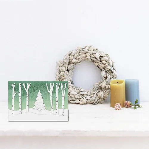 Miniatura 3 de GLOBLELAND Troqueles de invierno cortados de acero al carbono troquelado para álbumes de recortes, tarjetas de felicitación, manualidades