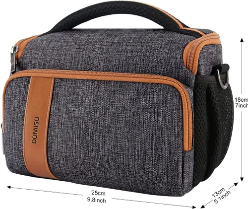 Miniatura 2 de DOMISO Bolsa para cámara Bolsa de hombro impermeable antichoque, flor