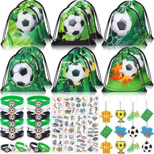 Miniatura 8 de Winrayk 12 juegos de regalos de fiesta de videojuegos, suministros de cumpleaños para jugadores, bolsa con cordón para juegos, pulsera de silicona