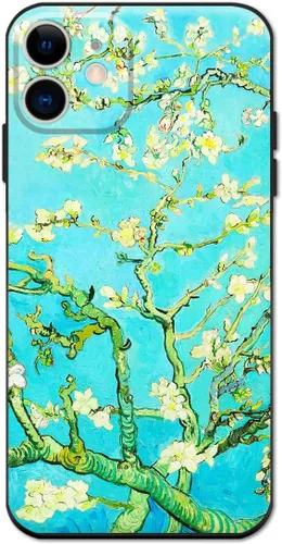 Miniatura 17 de Berkin Arts Funda de silicona compatible con iPhone 12 con protector de pantalla de flores ornamentales intrincadas rosas