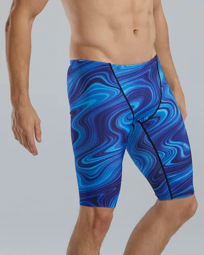 Miniatura 3 de TYR Men's Durafast Elite Solid Jammer Swimsuit