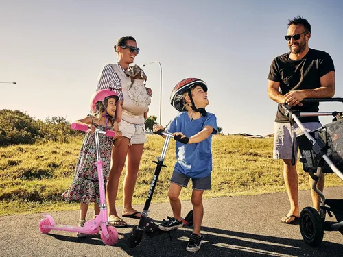 Miniatura 6 de Juguetes de patinete para niños de 6 a 12/3 a 5 años, regalos de Navidad y cumpleaños para niñas y niños, patinete fácil de plegar para niños