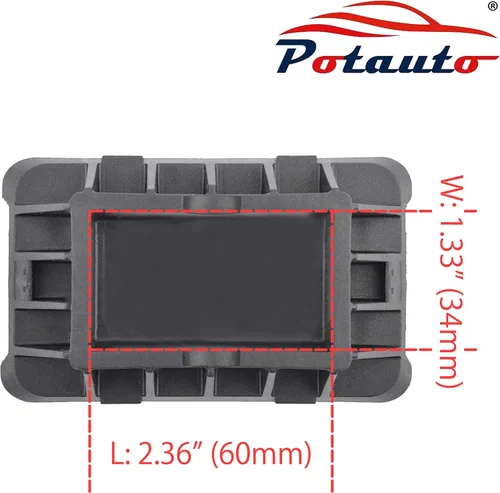 Miniatura 4 de Potauto Mejorado 51717189259 Juego de Elevación con Almohadilla Compatible con BMW X3 X4 X5 X6 F25 F26 E70 F15 F16 F85 F86 Serie