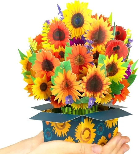 Miniatura 8 de Tarjeta de ramo de flores de clavel emergente, tarjetas de felicitación 3D, tarjeta de felicitación para Navidad, felicitaciones, incluye sobre