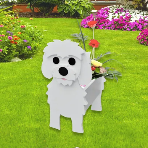 Miniatura 23 de Maceta de Perro English Springer Spaniel, Macetas de Plantas, Bonita Maceta de Jardín para Perros, Macetas de Perro Regalos de Cumpleaños