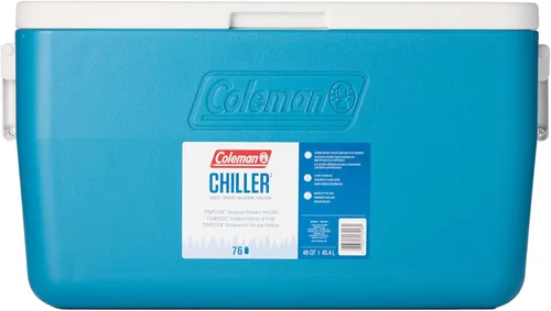 Miniatura 14 de Coleman Chiller - Enfriador de 9/16/30/48/60qt con retención de hielo, resistente a fugas, ideal para camping, conciertos, deportes y más Azul océano