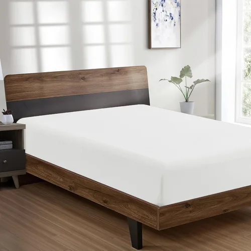 Miniatura 15 de FreshCulture Sábana Bajera Ajustable Tamaño King Solamente - Sábana Bajera de Calidad Hotelera Tamaño King - Ultra Suave y Transpirable - Microfibra
