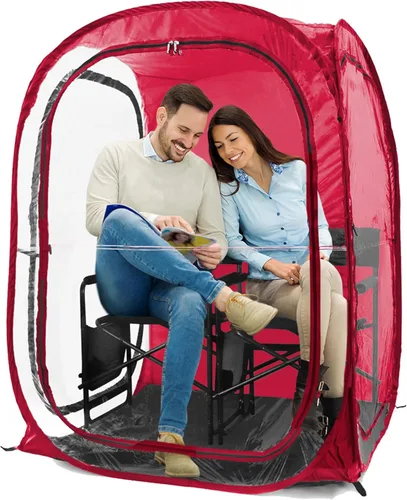 Miniatura 12 de WeatherPod® Pop-Up Sports Tent 1-2 Person – Instant Setup MyPod™ Original Shark Tank All-Weather Shelter for Outdoor Sports, Rain, Wind & Cold