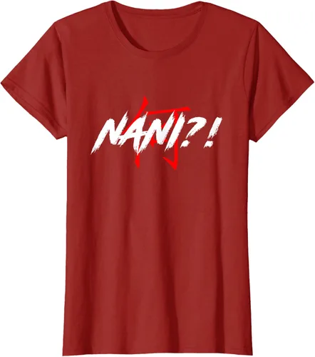 Miniatura 71 de Nani Meme Anime Japanese Camiseta, Negro, S