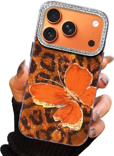Miniatura 89 de I-MGAE-IN-AR Funda compacta para iPhone 11, diseño de mariposa, marco de protección de lente de cámara con diamante 3D, bonitas fundas protectoras