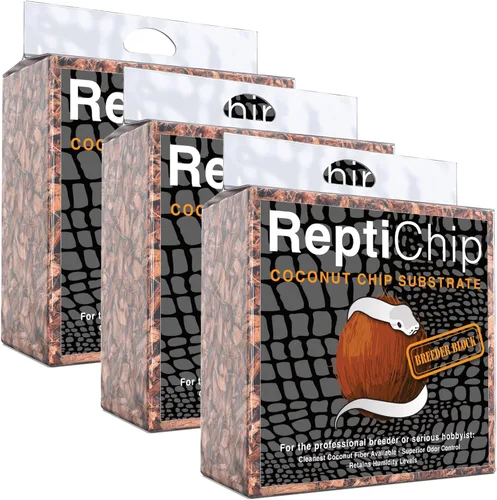 Miniatura 11 de Sustrato ReptiChip Premium de Coco para Reptiles, Cama de Astillas de Coco Comprimido Orgánico en Bloque de 72 Quart para Hábitat de Serpiente