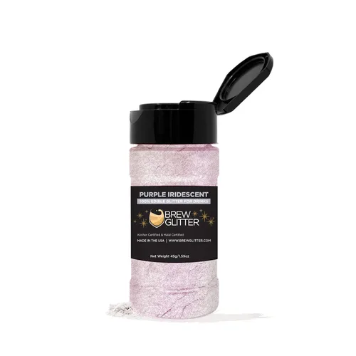 Miniatura 37 de Brillo de cerveza rosa comestible para bebidas, cócteles, cerveza, purpurina y bebidas Certificado Kosher y Halal 100% comestible y de grado