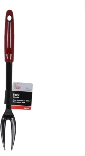 Miniatura 2 de Chef Craft Select - Tenedor de nailon para carne, 13 pulgadas, color rojo