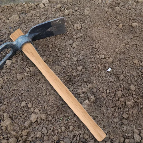 Miniatura 4 de Kisangel Reemplazo de mango de madera de 14.56 pulgadas para herramienta de jardín con agarre cómodo, mango de madera duradero para cuidado