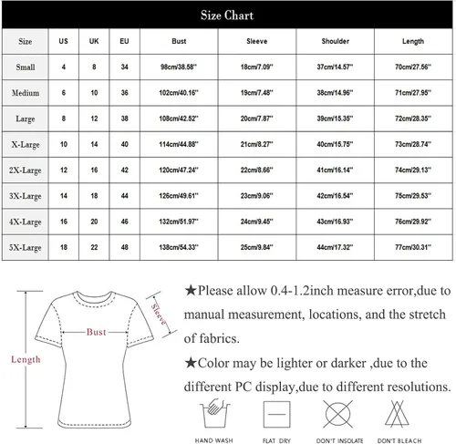 Miniatura 4 de Blusas de manga corta con botones para mujer, con estampado de Pascua, con cuello en V, para ocultar el vientre, para mujer