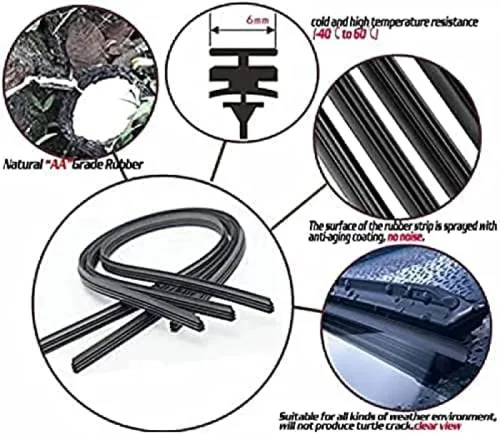 Miniatura 5 de Car rear windshield wiper kit For Kia Cerato 2003 2004 2005 2006 2007 2008 Back wiper blade washer