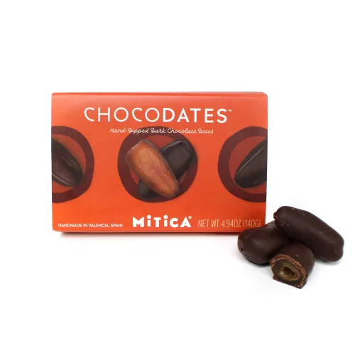 Miniatura 3 de Mitica Dátiles cubiertos de chocolate negro, 4.94 oz