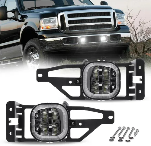 Miniatura 7 de BICYACO Luces antiniebla LED mejoradas para Ford F150 2015-2020, F250 F350 F450 F550 Super Duty 2015-2020, kit de montaje de luces antiniebla LED